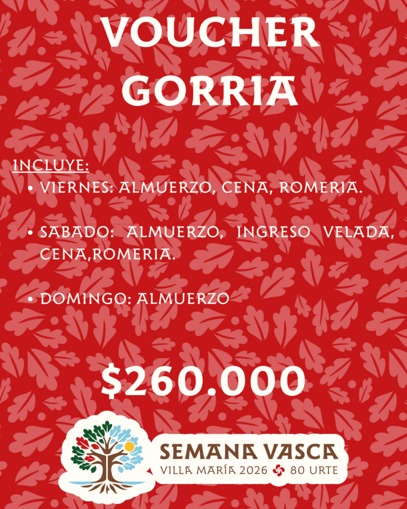 Voucher gorria adultos