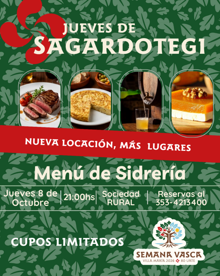 Sagardotegi: una experiencia de la tradición vasca en la Semana Nacional Vasca 2026